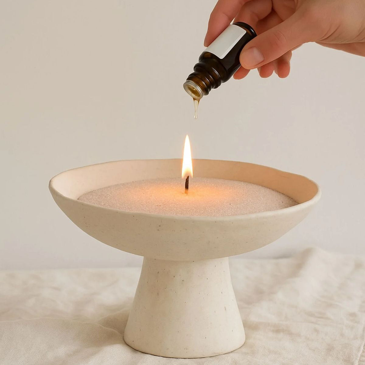 Huile essentielle pour bougie